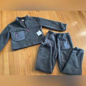 Bwear Charcoal Kids Fleece Jogger Set